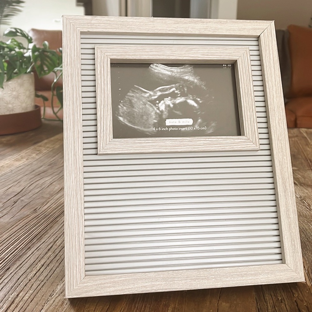 Photo frame! With letters. Announcement board!